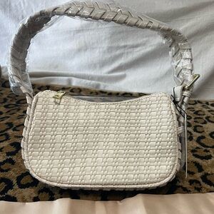 New Jules Kae women's Delilah hand bag in cream. Retails for $130.00.